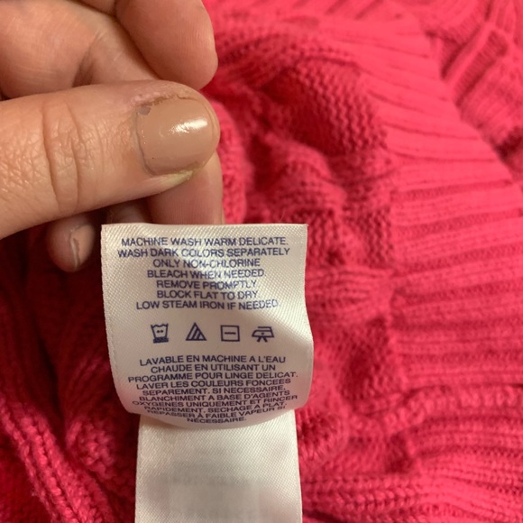 Land’s End Plink cable knit sweater - Picture 5 of 5